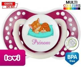 Chat dodo + prénom: Sucette LOVI Dynamic-su7.fr