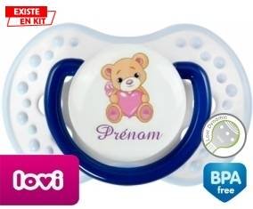 Ourson (fille) + prénom: Sucette LOVI Dynamic-su7.fr