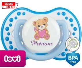 Ourson (fille) + prénom: Sucette LOVI Dynamic-su7.fr