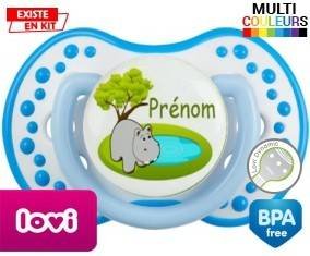 Hypopotame + prénom : Sucette LOVI Dynamic