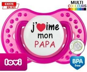 J'aime mon papa style1: Sucette LOVI Dynamic-su7.fr