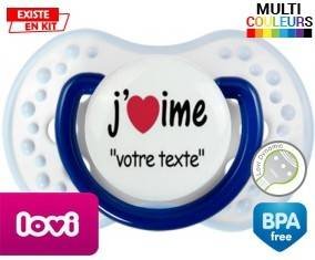 J'aime style2 + prénom: Sucette LOVI Dynamic-su7.fr