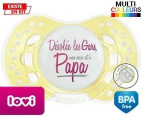 Désolée les gars mon coeur est à papa: Sucette LOVI Dynamic-su7.fr