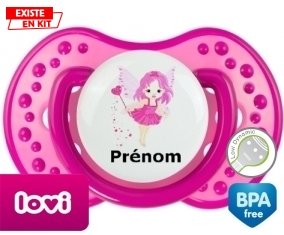 Fée rose (fille) + prénom: Sucette LOVI Dynamic-su7.fr