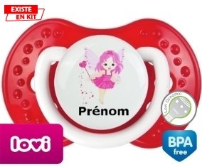 Fée rose (fille) + prénom: Sucette LOVI Dynamic-su7.fr