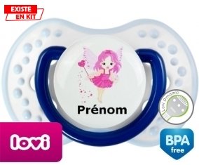 Fée rose (fille) + prénom: Sucette LOVI Dynamic-su7.fr