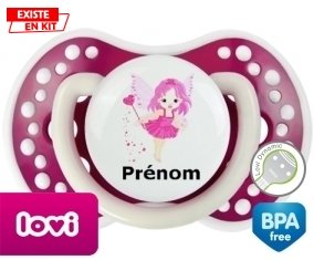 Fée rose (fille) + prénom: Sucette LOVI Dynamic-su7.fr