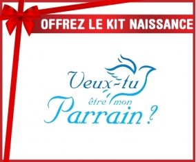 Kit naissance: Veux-tu être mon parrain? Style2-su7.fr