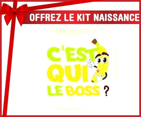 Kit naissance: C'est qui le boss?-su7.fr