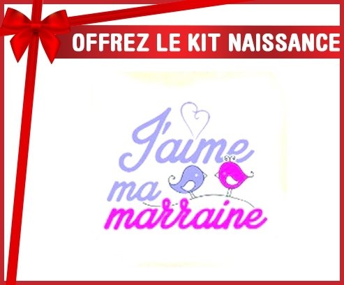 Kit naissance: J'aime ma marraine style3-su7.fr
