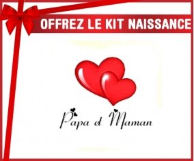Kit naissance: Papa Maman Cœur style2-su7.fr