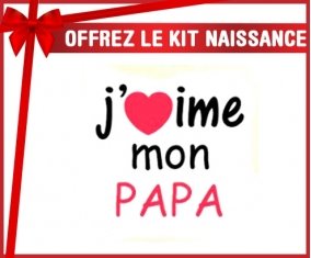 Kit naissance: J'aime mon papa style1-su7.fr