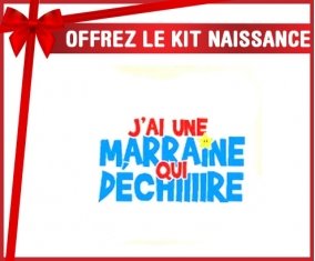 Kit naissance: J'ai une marraine qui déchire style1-su7.fr
