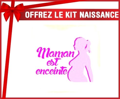 Kit naissance: Maman est enceinte fille-su7.fr