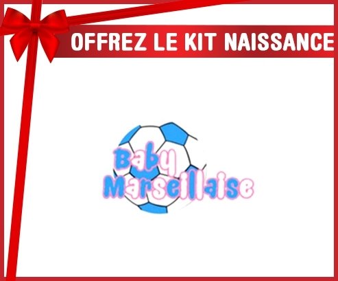 Kit naissance: Baby marseillaise foot fille-su7.fr