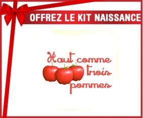 Kit naissance: Haut comme 3 pommes-su7.fr
