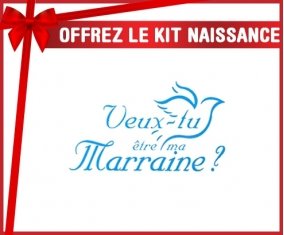 Kit naissance: Veux-tu être ma marraine? Style3-su7.fr