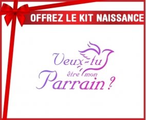 Kit naissance: Veux-tu être mon parrain? Style3-su7.fr
