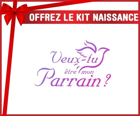 Kit naissance: Veux-tu être mon parrain? Style3-su7.fr