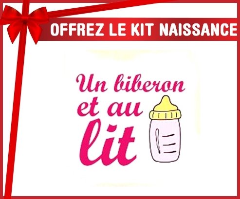 Kit naissance: Un biberon et au lit modèle fille-su7.fr