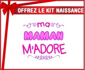 Kit naissance: Ma maman m'adore (fille)-su7.fr