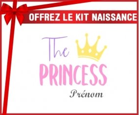 Kit naissance: The princess + prénom-su7.fr