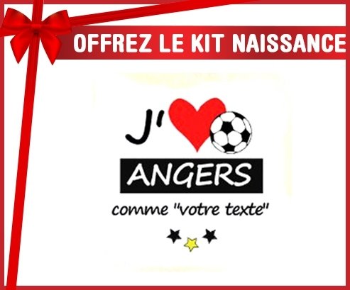 Kit naissance: J'aime angers + prénom-su7.fr