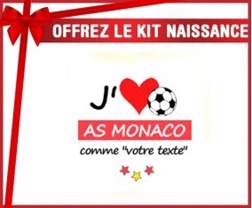 Kit naissance: J'aime as monaco + prénom-su7.fr