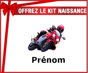 Kit naissance: Moto style2 + prénom-su7.fr