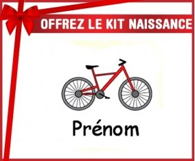 Kit naissance: Vélo + prénom-su7.fr