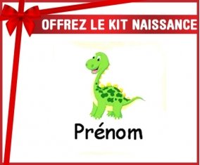 Kit naissance: Dinosaure + prénom-su7.fr