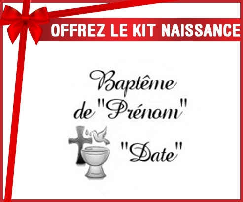 Kit naissance: Baptême + prénom-su7.fr