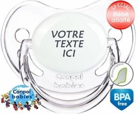 Sucette Transparent classique physiologique en couleurs