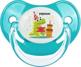 Joyeux anniversaire style 3 + prénom : Sucette Physiologique personnalisée