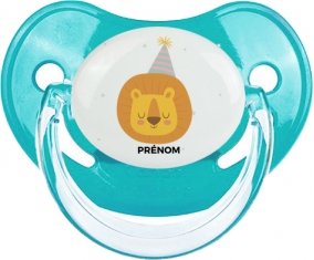 Lion anniversaire + prénom : Sucette Physiologique personnalisée