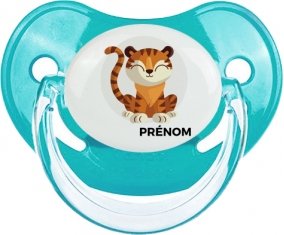 Tigre style 1 + prénom : Sucette Physiologique personnalisée