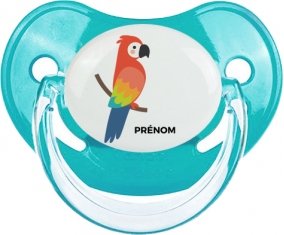 Perroquet + prénom : Sucette Physiologique personnalisée