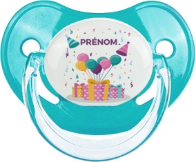 Happy birthday style 5 + prénom : Tétine Physiologique personnalisée