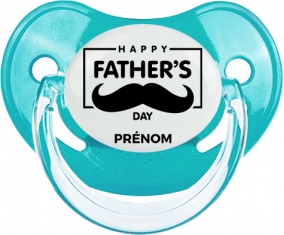 Happy father's day style 2 + prénom : Sucette Physiologique personnalisée