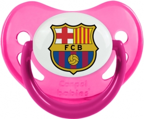 FC Barcelone : Sucette Rose phosphorescente embout physiologique