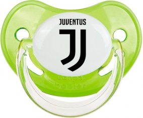Juventus Football Club : Sucette Vert classique embout physiologique