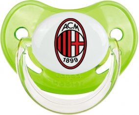 Ac Milan : Sucette Vert classique embout physiologique