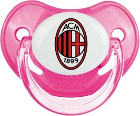 Ac Milan : Sucette Rose classique embout physiologique