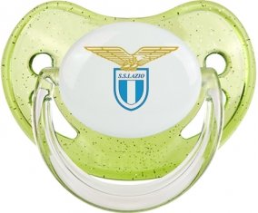 Società Sportiva Lazio : Sucette Vert à paillette embout physiologique