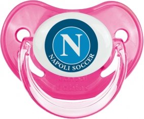 Napoli Soccer : Sucette Rose classique embout physiologique