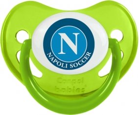 Napoli Soccer : Sucette Vert phosphorescente embout physiologique