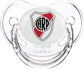 Club Atlético River Plate : Sucette Transparent classique embout physiologique