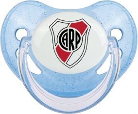 Club Atlético River Plate : Sucette Bleue à paillette embout physiologique