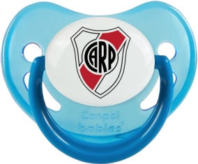 Club Atlético River Plate : Sucette Bleue phosphorescente embout physiologique
