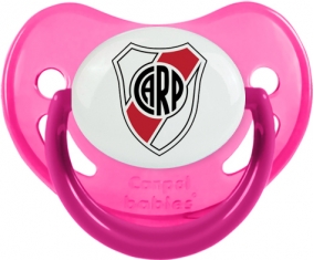 Club Atlético River Plate : Sucette Rose phosphorescente embout physiologique